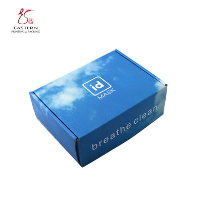 CMYK Color Offset Printing Product Packaging Boxes For Face Mask