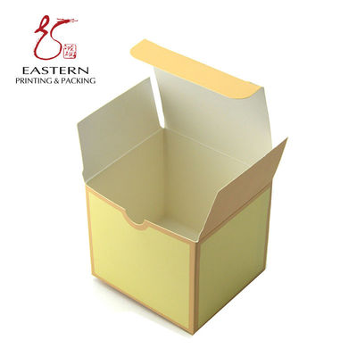 SGS Foldable Cardboard Cosmetic Packaging Custom logo printed